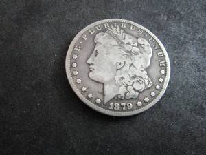 1879 CC  Morgan Silver Dollar