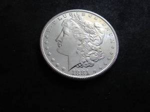 1881 S Morgan Silver Dollar