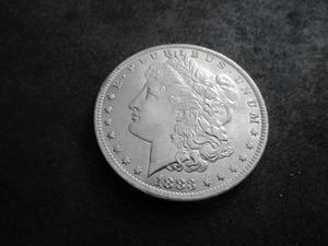 1883 O Morgan Silver Dollar