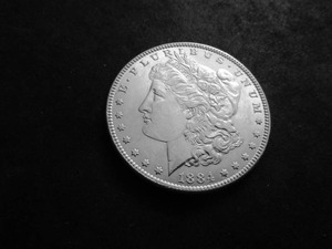 1884 Morgan Silver Dollar