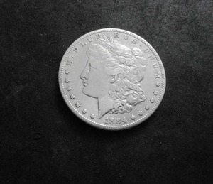 1884 S Morgan Silver Dollar