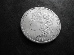 1887 S Morgan Silver Dollar