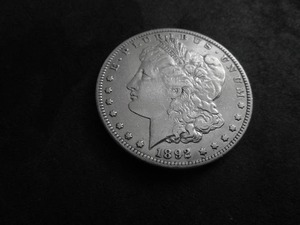 1892 S Morgan Silver Dollar
