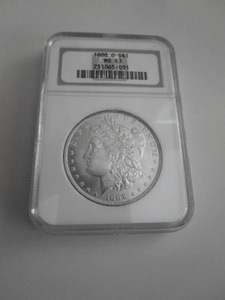 1888 O Morgan Silver Dollar