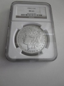 1904 O Morgan Silver Dollar