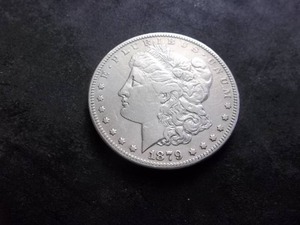 1879 S  Morgan Silver Dollar Reverse Of 1878