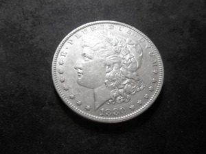 1880 O Morgan Silver Dollar