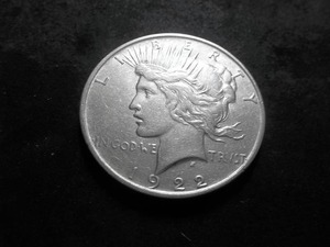 1922 D  Silver Peace Dollar
