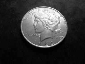 1923 D Peace Silver Dollar