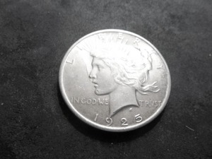 1925 Peace Silver Dollar