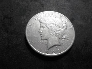 1927 S Peace Silver Dollar