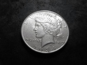 1934 Silver Peace Dollar