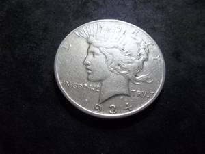 1934 D Silver Peace Dollar