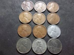 12 Lincoln Better Dates & Higher Grade Cents