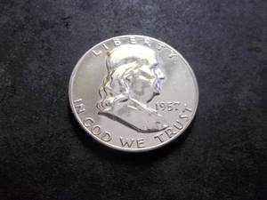 1957 Franklin Half Dollar Proof