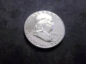 1962 Franklin Half Dollar Proof