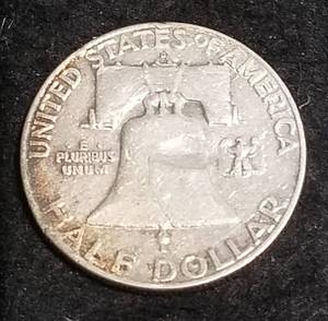 1958-D FRANKLIN HALF DOLLAR