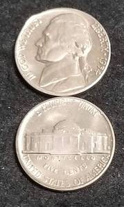 UNC ROLL OF 1954-S JEFFERSON NICKELS (40 COINS)