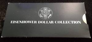 2 EISENHOWER DOLLARS IN BLACK PACKAGING