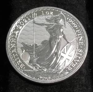 2021 SILVER BRITTANIA 1 TROY OZ .999 FINE SILVER