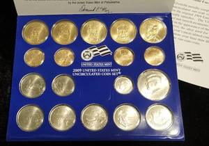2009 US P&D MINT SET IN ORIGINAL PACKAGING 36 COINS