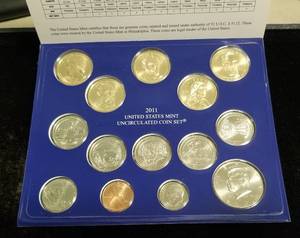 2011 US P&D MINT SET IN ORIGINAL PACKAGING 28 COINS