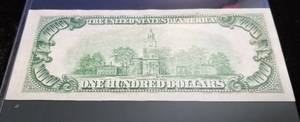 1934 US $100 FEDERAL RESERVE NOTE