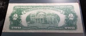 1928-D US $2 RED SEAL FEDERAL RESERVE NOTE