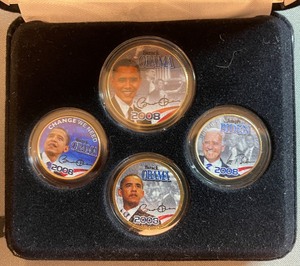 lot 31 image: 2008 ObamaBiden Coin Collection