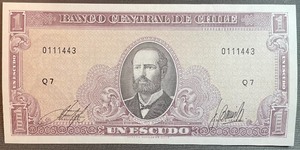 lot 15 image: Chile P-106(a) Uncirculated Banknote