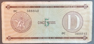 lot 17 image: Cuba P-FX29 EF Banknote