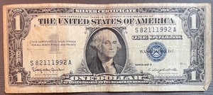lot 44 image: 1957B $1 Silver Certificate - S82111992A