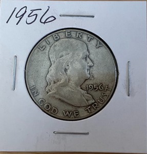 lot 57 image: 1956 Franklin Half Dollar