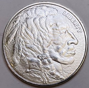 1 Troy Ounce Indian Silver Round