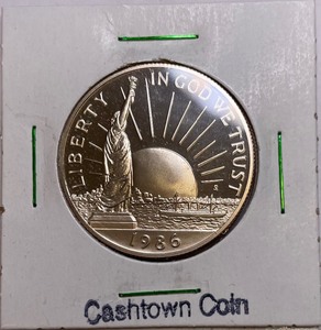 1986-S Statue of Liberty Clad Gem Proof Half Dollar