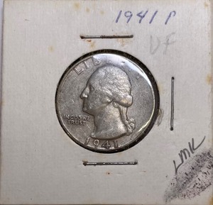1941 Washington Silver Quarter