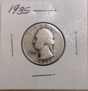 1935 Washington Silver Quarter