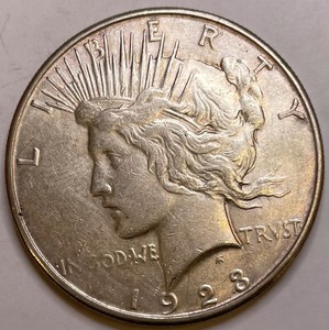 1923-S Peace Dollar