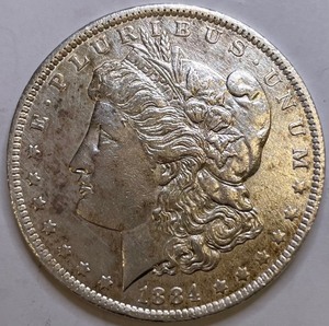 1884-O Morgan Silver Dollar