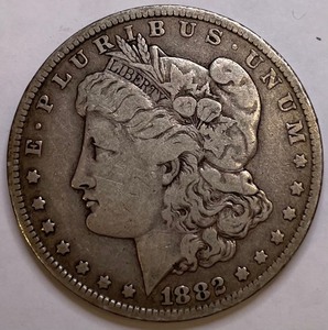 1882-O Morgan Silver Dollar
