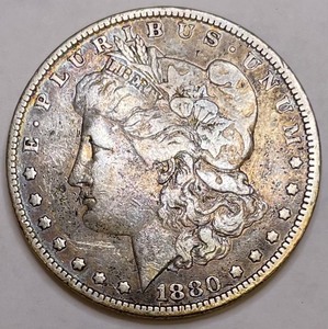 1880 Morgan Silver Dollar