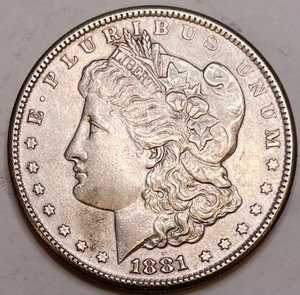 1881 Morgan Silver Dollar
