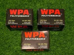 60 Rounds .223 Ammo Ammunition
