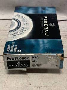 20 Rounds 270 Win Ammo Ammunition