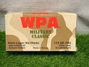 50 Rounds 9mm Ammo Ammunition