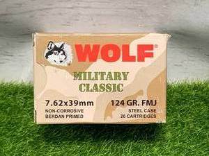 20 Rounds 7.62 x 39 Ammo Ammunition