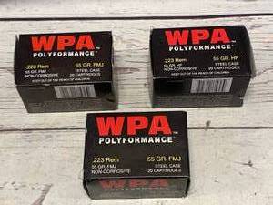 60 Rounds .223 Ammo Ammunition