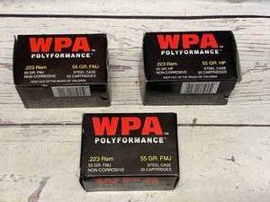 60 Rounds .223 Ammo Ammunition