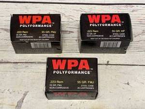 60 Rounds .223 Ammo Ammunition