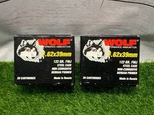 40 Rounds 7.62 x 39 Ammo Ammunition